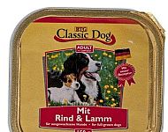 Classic Dog Schale Rind & Lamm 150g / 20 Schälchen - Mannheim 